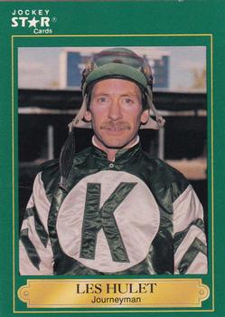 1991 Jockey Star Jockeys #108 Les Hulet Front